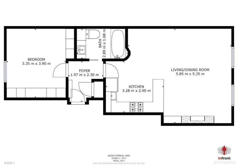 Mr2 - Charming 1 Bed Apartment, Munster Village *